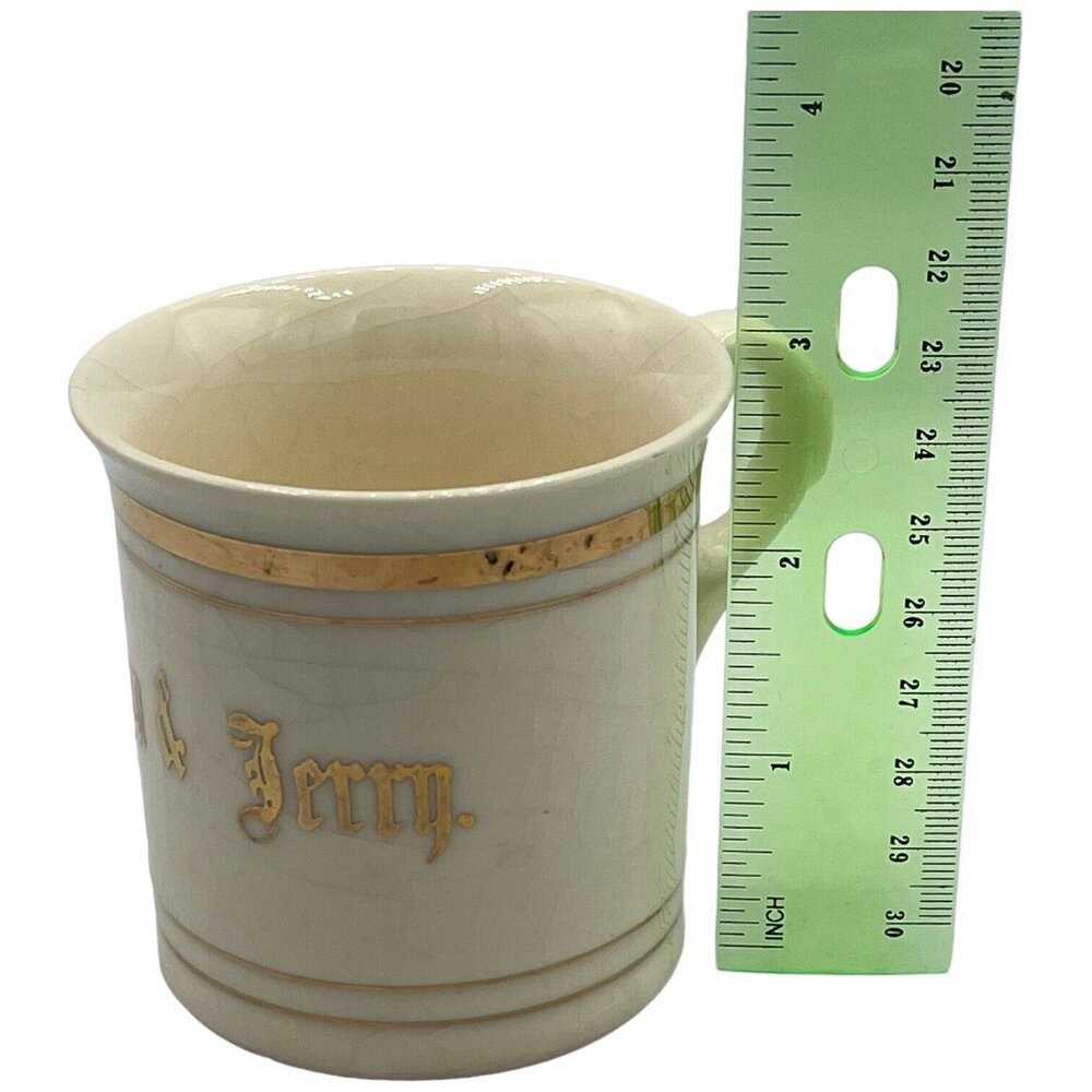 Chikaramachi Tom & Jerry Punch Cup Mug Gold Trim Vintage Replacement - Picture 9 of 11